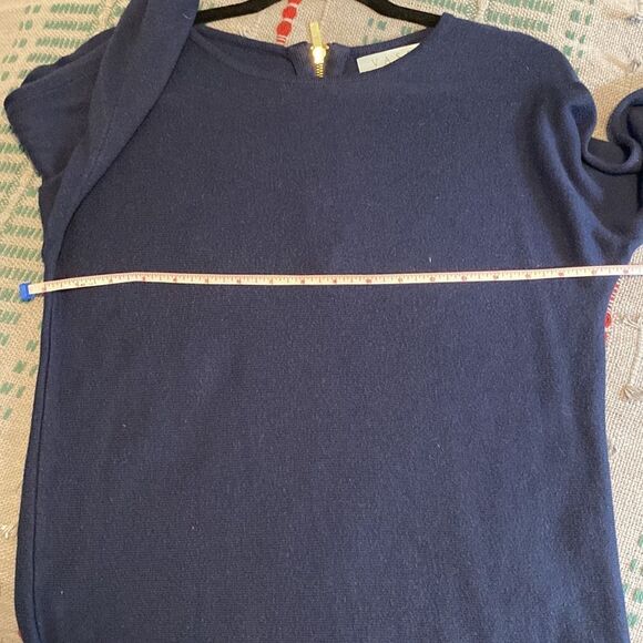 Vass Joan Vass, Navy Long Sleeve Sweater Dress, Size S, EUC - Picture 6 of 6